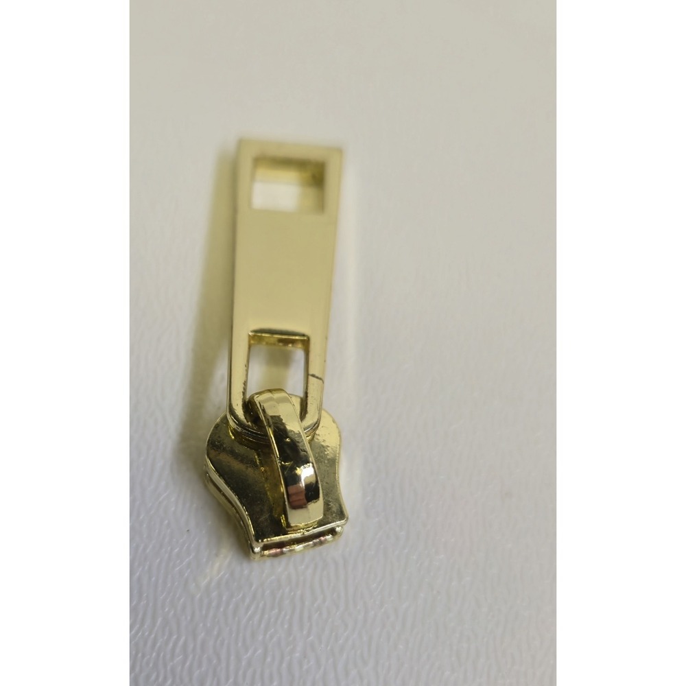 Gold Zipper Pull Replacement Large 1.25 Inch Detachable Zinc Alloy Metal Puller